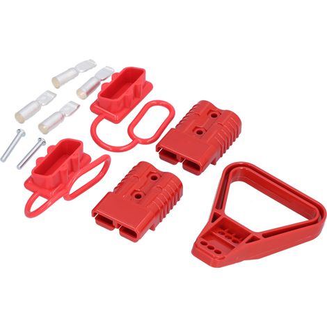 175A Stecker mit Schnellkupplung, Ladegriff, Akku-Elektrowerkzeuge, 600V, Rot (1/5)