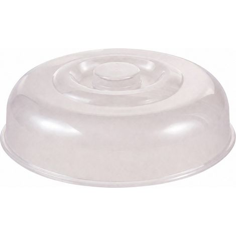 Couvercle pour micro-ondes, 17 cm, en polypropylène transparent, anti-éclaboussures, protection des aliments, avec poignée ergonomique (1/4)