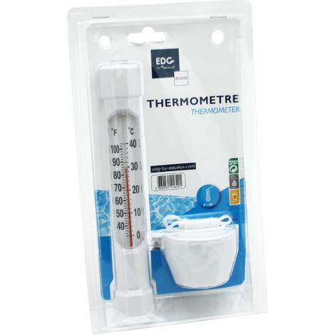 Thermomète Flottant Pour Piscine - Haute Lisibilité - Gamme Traitement Et Accessoires Piscine Edg