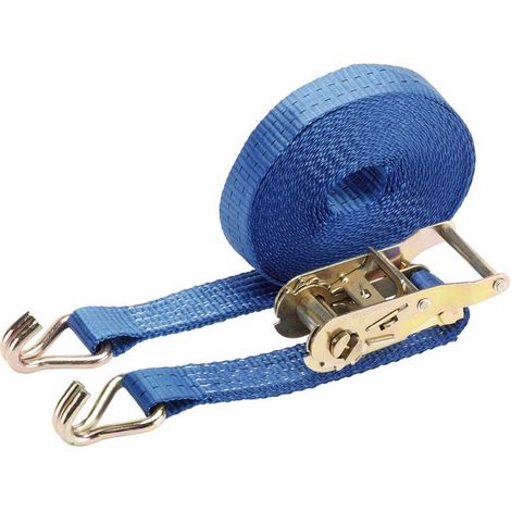Sangle à cliquet, Bleu, 8 m X 35 mm