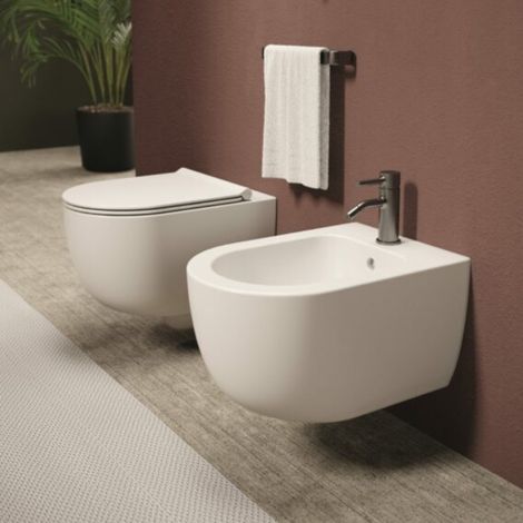 Bidet Suspendu UNICA 50 Gingembre. sans bonde (1/5)