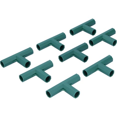Lot de 8 connecteurs en T pour tuteurs de jardin de 16 mm (1/5)