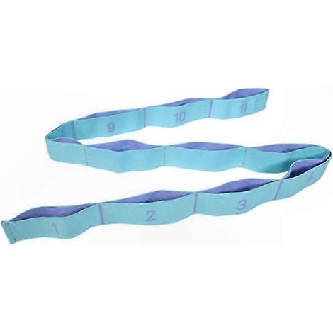 9-teiliges Yoga-Gurtset für Erwachsene, elastisches Polyester-Latexband, Stretchgürtel für lateinamerikanische Tänze, Fitness und Training, Widerstandstraining (1/4)