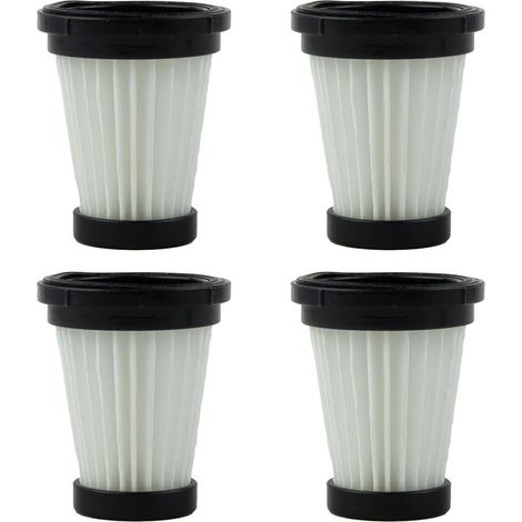 Repuestos para aspiradoras inalámbricas: Filtros HEPA de repuesto para Moosoo K12, K12 Pro, K13, filtros de papel de 13 kPa para recoger polvo y pelo de mascotas (4 unidades). (1/4)