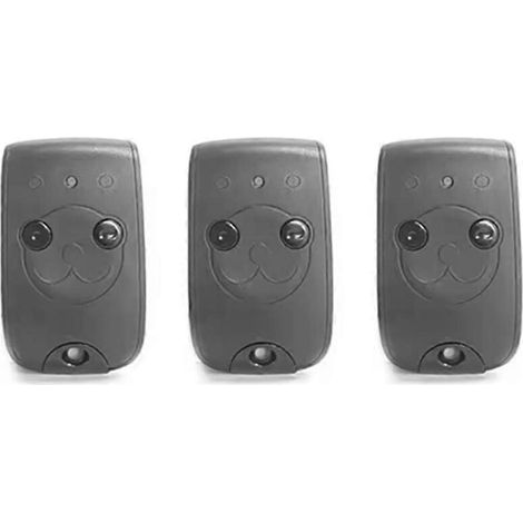 Lot de 3 pièces pour télécommande de portail de garage Somfy NS 2 RTS / NS 4 RTS / NS2RTS / NS4RTS / 2RTS / 4RTS / RTS 433.42 MHz (1/2)