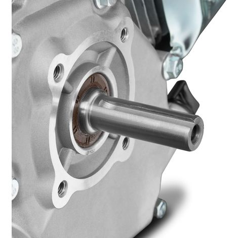 Eberth – Moteur thermique 6,5 CV 196cc arbre 19mm – Démarrage par traction – Carburateur haute qualité – Sécurité manque d'huile