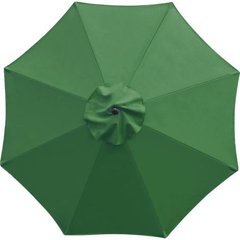 Ersatzdach für Terrassen-Sonnenschirm, 2,7 m, für 8 Streben (dunkelgrün) (1/5)