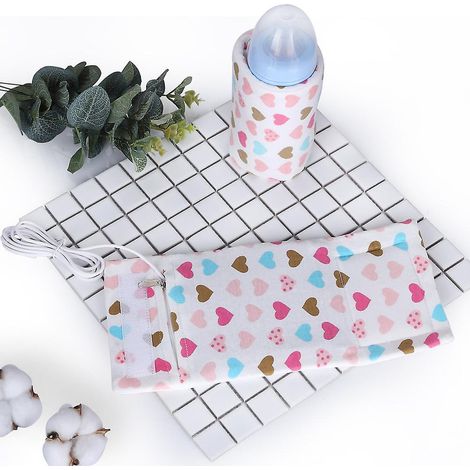 amour Chauffe-biberon Electrique Chauffe-lait Maternel Sac Housse Chauffe-lait Portable Chauffe Biberon De Voyage Usb Chauffe-lait Electrique Ther (1/5)