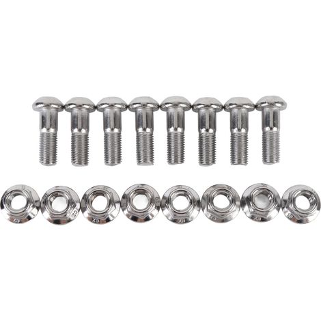 Ortviai Vis et Écrous pour Pignon Arrière M10x35 mm – Lot de 16 Pièces en Fer Haute Résistance – Référence 90109-10013-00 (1/5)