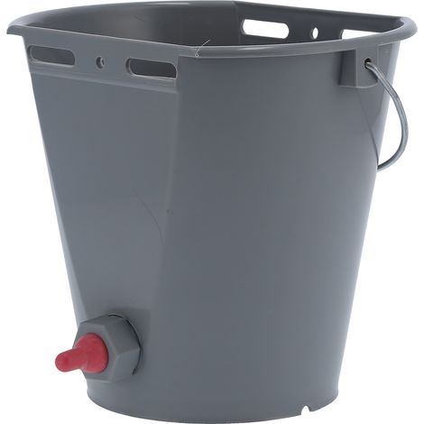 Seau d'alimentation avec tétine unique en plastique de qualité alimentaire pour agneaux, équipement de traite pour élevage agricole