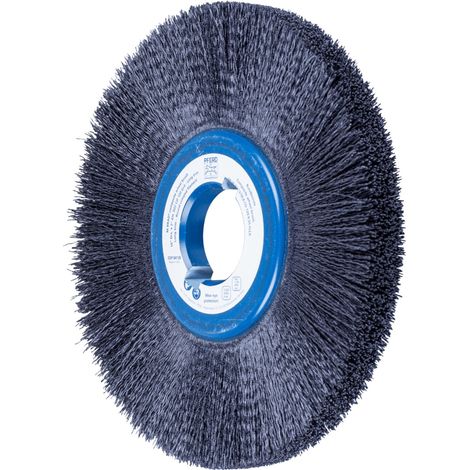PFERD TOOLS COMPOSITE FLEX Rundbürste RBUP Ø 250x13x50,8 mm Keramik-Filament-Ø 0,55 mm Korn 120 stationär