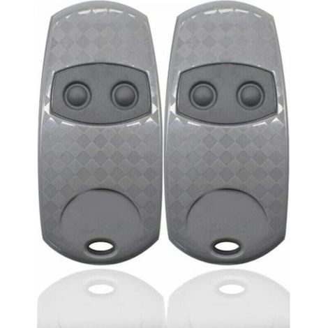 Télécommande Universelle Portail, Top 432EE Lot de 2 Telecommandes Portatives 433, Compatibles avec télécommande de Porte et de Garage (1/4)
