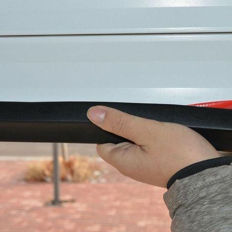 Bande d'étanchéité latérale en caoutchouc pour porte de garage - Pour conteneurs, décorations, portes, battants - Diverses applications (3 m) (1/5)