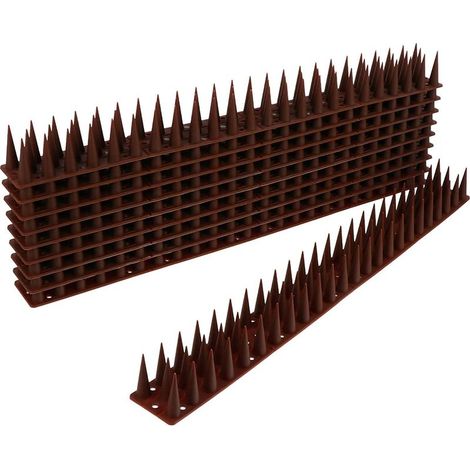 Pics anti-pigeons, 5,4 mètres, pour balcon, répulsif en plastique contre les pigeons, chats, moineaux, pics pour fenêtres, respectueux des animaux (12 pièces Mar - RW Insectes et Répulsifs pour animau (1/5)