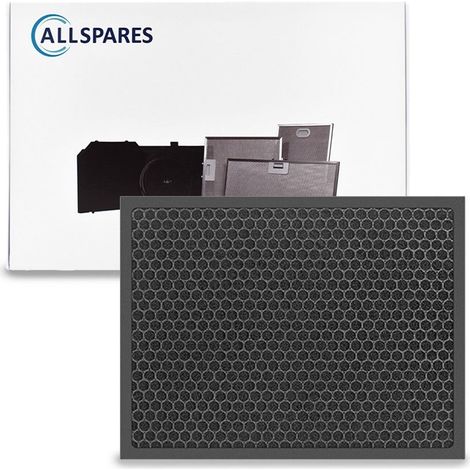 Filtro de carbón AllSpares para purificadores de aire, compatible con Philips FY2420/30 (362 x 276 x 10 mm)