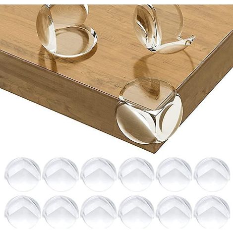 pack De 12 , Protections Coin De Table Pour Bb - Protections D'angle Pour Meuble Scurit Enfant Pour Bureau, Berceau, Chemine, Table, Coins & Bords (1/5)