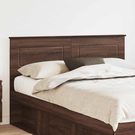 vidaXL Headboard Brown Oak Engineered wood (1/5)