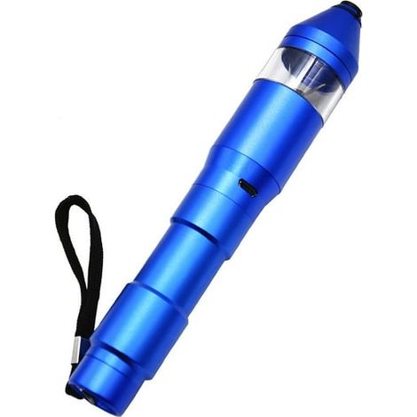 Petit broyeur manuel compact au design stylo, conçu pour réduire différents matériaux compatibles. Son format léger et portable facilite le transport et l’utilisation lors de diverses activités quotid