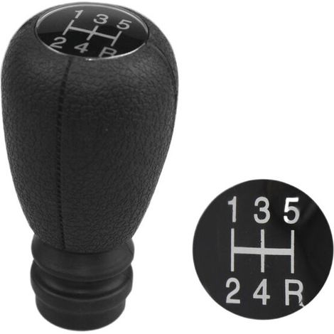 5-Gang-Schaltknauf für Autos, passend für Peugeot Citroen Xsara (8,3 cm, schwarz) (1/4)
