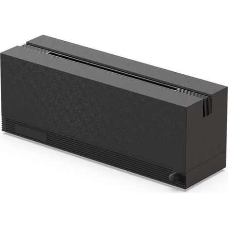 Ordinateur de bureau Coloré Simulation Flamme Aromathérapie Machine USB Agrandisseur Home Office Atmosphère Lumière Humidificateur,Noir (1/5)