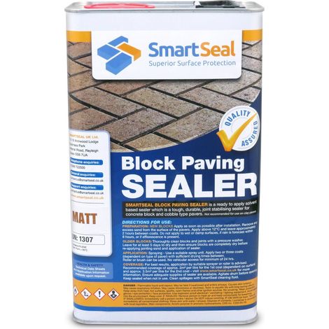 Block Paving Sealer - Matt - 3 x 5L