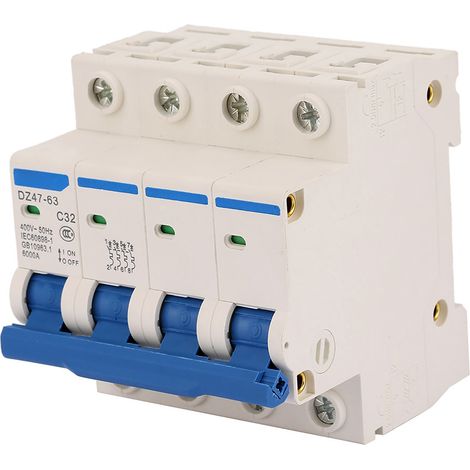 Disjoncteur différentiel miniature DZ47‑63 4P 32A 400V (1/5)