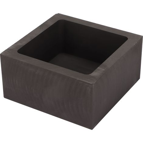Moule à Lingot Or Fusion Haute Pureté 141,1 Oz Résistant Corrosion Externe 100×100×50MM Intérieur 80×80×40MM (1/5)