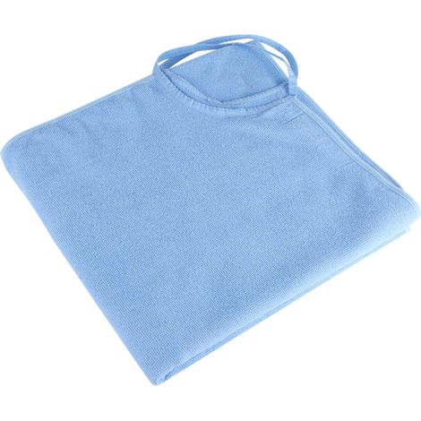 Jupe-robe à bretelles pour femme, serviette de bain, paréo, bleu spa/plage (1/5)