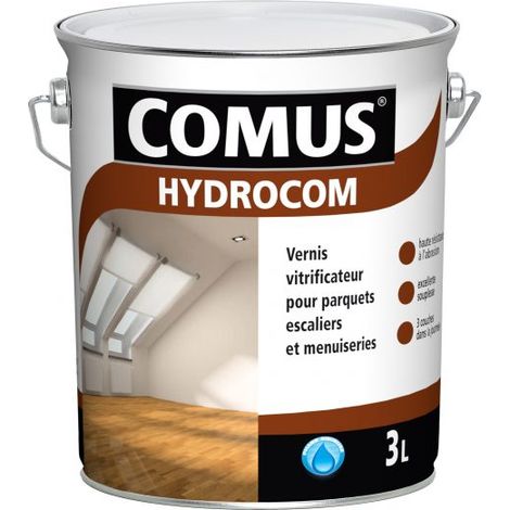 Vitrifier Hydrocom COMUS SAS - Mat silk 1680 - 3 L - 13053