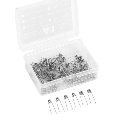 100 Stück Widerstandsdraht für Verdampfer von E-Zigaretten, Heizspule 28GA/1,2 Ohm