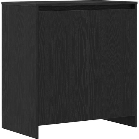Maison Exclusive - Credenza Rovere Nero 70x41x75 cm Legno Massello di Acacia