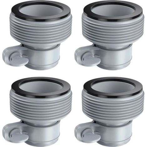 Accessoire pour piscine Intex : Remplacez l’entrée de la pompe de filtration de 1,25 pouce par un adaptateur de tuyau de type B de 1,5 pouce. (1/5)
