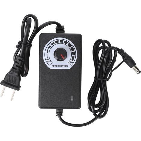 Alimentation Tatouage Pédale DC Réglable Noir 100‑240V Prise US (1/5)
