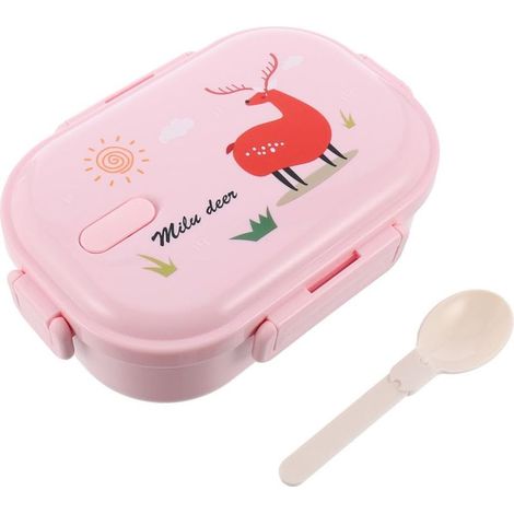 Boîte à bento, en acier inoxydable 304, avec compartiments et (1/5)