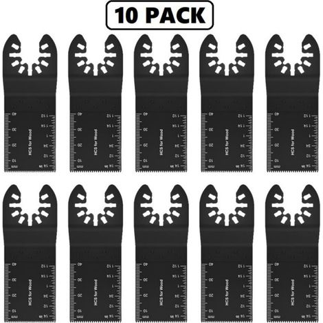 Outil multifonction Starlock. 10 lames de scie oscillantes. outils bimétalliques pour outil multifonction Starlock