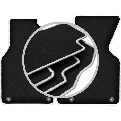 Tapis de sol Carlux argentés pour : Volkswagen Transporter T4 Multivan (1993-2001) (1/5)