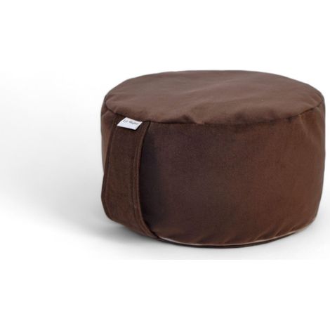 Cuscino da meditazione, zafu con grano saraceno - marrone (1/3)