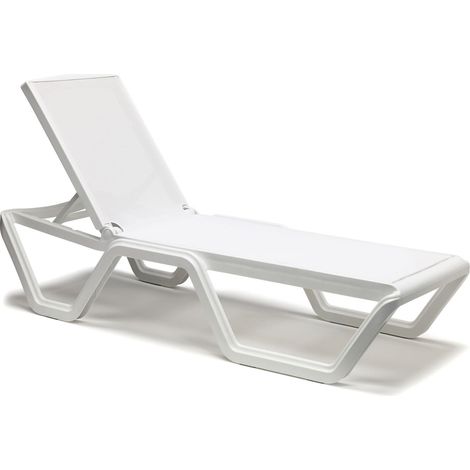 Bain de soleil, Bain de soleil sur roulettes VELA blanc Blanc en Plastique, Scab design (1/5)