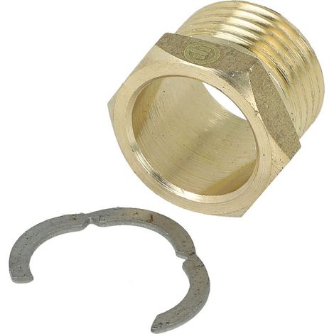 Raccord à visser 1/2’’ FM pour tuyaux ondulés en inox