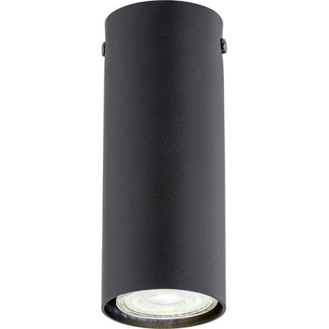 Faretto soffitto nero tondo 15cm 1xGU10 8W Emibig TECNO (1/5)