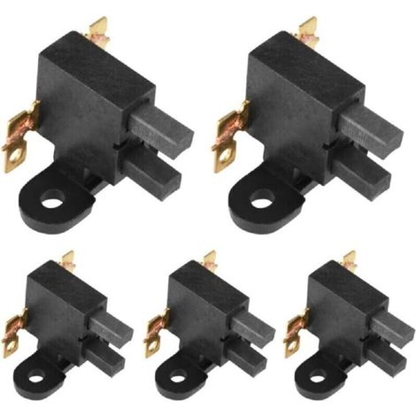 Lot de 5 balais de charbon pour générateur d'essence 2 kw-3 kw – Accessoire de groupe électrogène – Installation facile et durable (1/4)