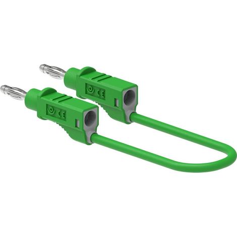 Electro PJP 2112-CD1-100V Cavo di misura Spina a banana 4 mm 100 cm Verde 1 pz. (1/2)