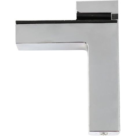 Support D'étagère en Alliage de Zinc Argenté, Facile à Installer et Démontable, pour Étagères en Verre ou Bois de 8 à 30mm, pour Bibliothèque DIY (1/5)
