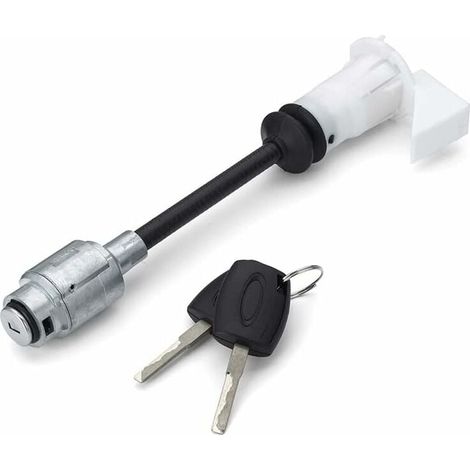 Barillet Serrure de Capot pour Focus MK2 C-Max, Bonnet Release Lock Kit 2004-2012 1343577 Long Type avec 2 clés (1/4)