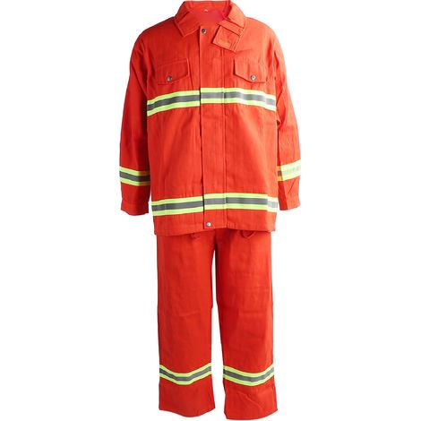 Ortviai Combinaison de Sécurité Ignifuge Type 97 en Coton avec Bandes Réfléchissantes – Taille XXXL (1/5)