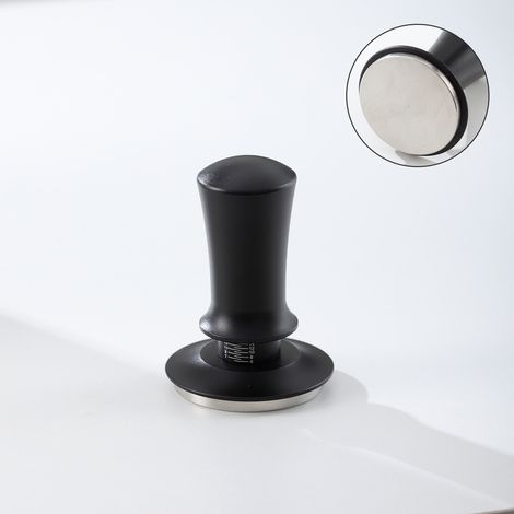 Zubehör für 51-mm-Espressomaschinen, federbelasteter Kalibriertamper – Flache Basis