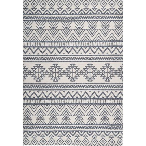 Tapis extérieur yoga 500 anthracite ivoire - 80 x 150 cm (1/5)