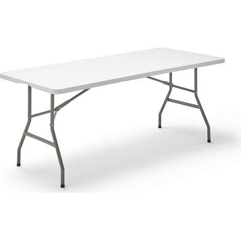 Mesa Plegable Jardín Portátil 180x74x74 cm