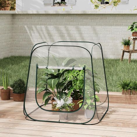 WOLTU Pop-Up Greenhouse, Mini Greenhouse– 100x100x97cm (1/5)