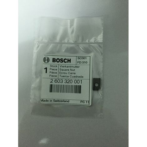 Repuesto original BOSCH 2603320001 Tuerca cuadrada